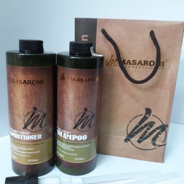 Dầu cặp gội xả masaroni 800ml ×2 ( cả cặp)