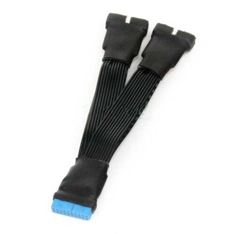 Dây Cáp Mở Rộng Bo Mạch Chủ Usb 3.0 19pin 20pin 19-pin 20-pin 1 Sang 2 Power