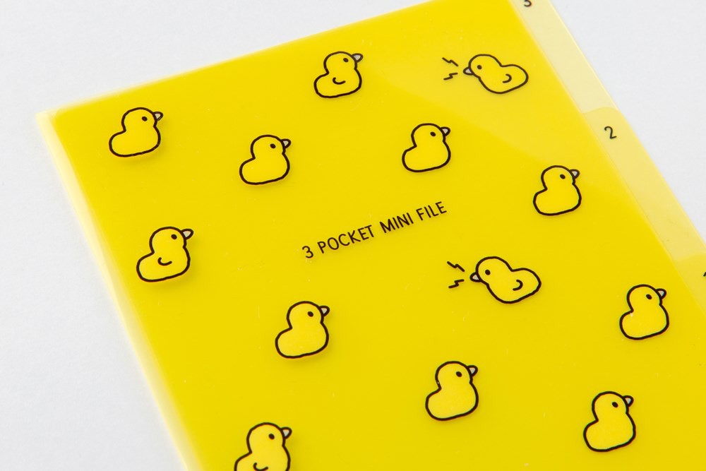 Bìa Tài Liệu Hàn Quốc ARTBOX 3 Ngăn Hình Chú Vịt Ngộ Nghĩnh Đáng Yêu