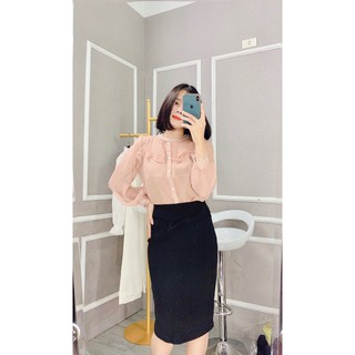 áo sơ mi kiểu bèo công sở