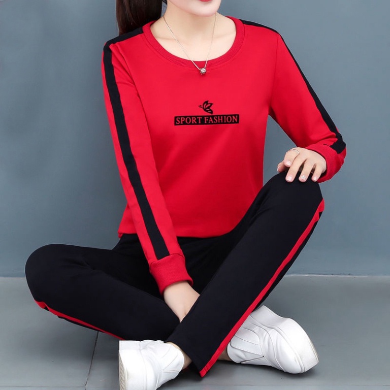 Bộ đồ thu đông nữ chất xneo mịn đẹp cao cấp - Bộ thể thao nữ mặc nhà