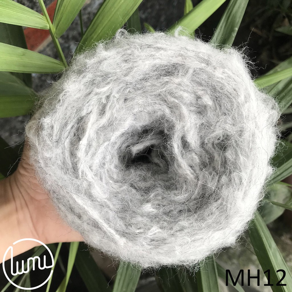 Lumi MH12 Len Cừu Alpaca Mohair Siêu Phẩm Cho Mùa Đông Đan Móc Áo Khăn