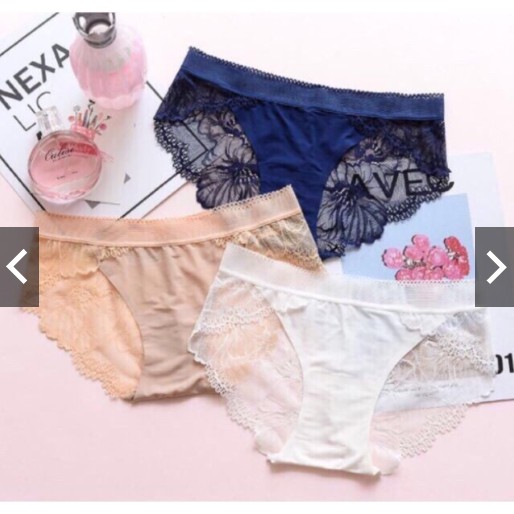 Quần Lót Nữ💖FREESHIP💖Quần Đúc Su Viền ren 8423