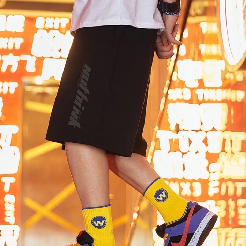 Quần Short Nam In Chữ Phong Cách Hip Hop Năng Động size M-8XL