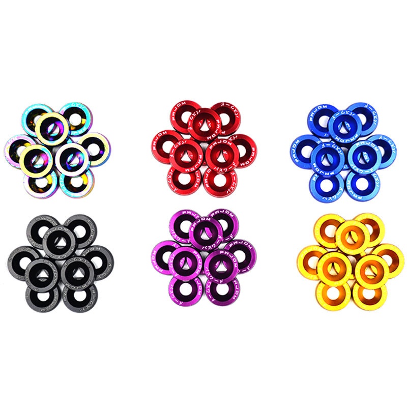 FENDER Set 10 Ốc Vít M6 JDM Cho Xe Hơi