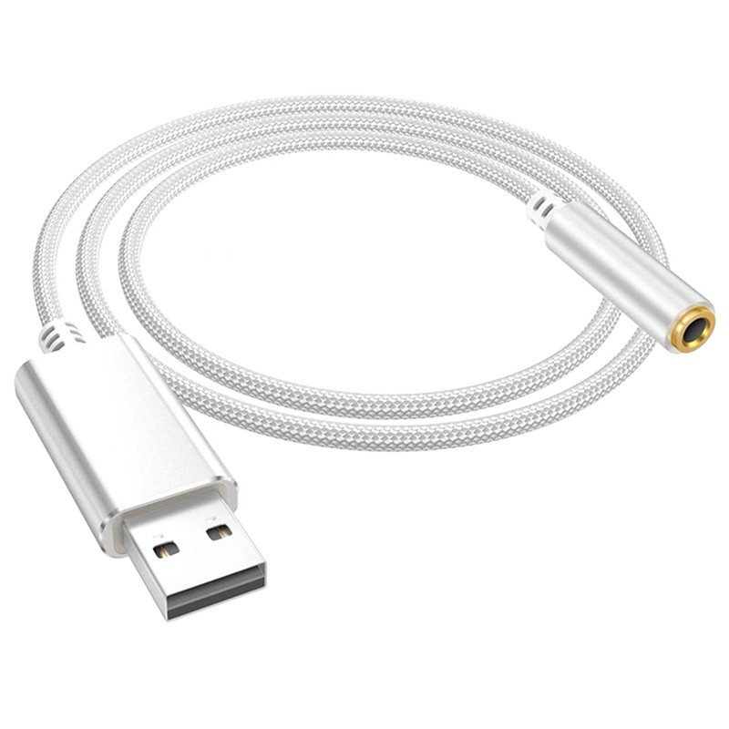 Cáp Chuyển Đổi Âm Thanh Usb Sang 3.5mm | BigBuy360 - bigbuy360.vn