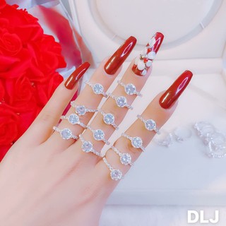 Nhẫn bạc ta đính đá trắng[CAO CẤP GIÁ SỈ]