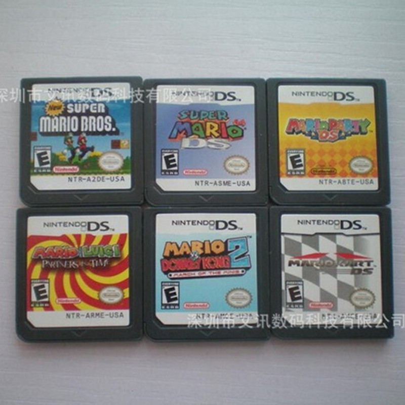 Thẻ chơi game Mario trên máy Nintendo 3DS NDSI NDS Lite Shopee Việt Nam