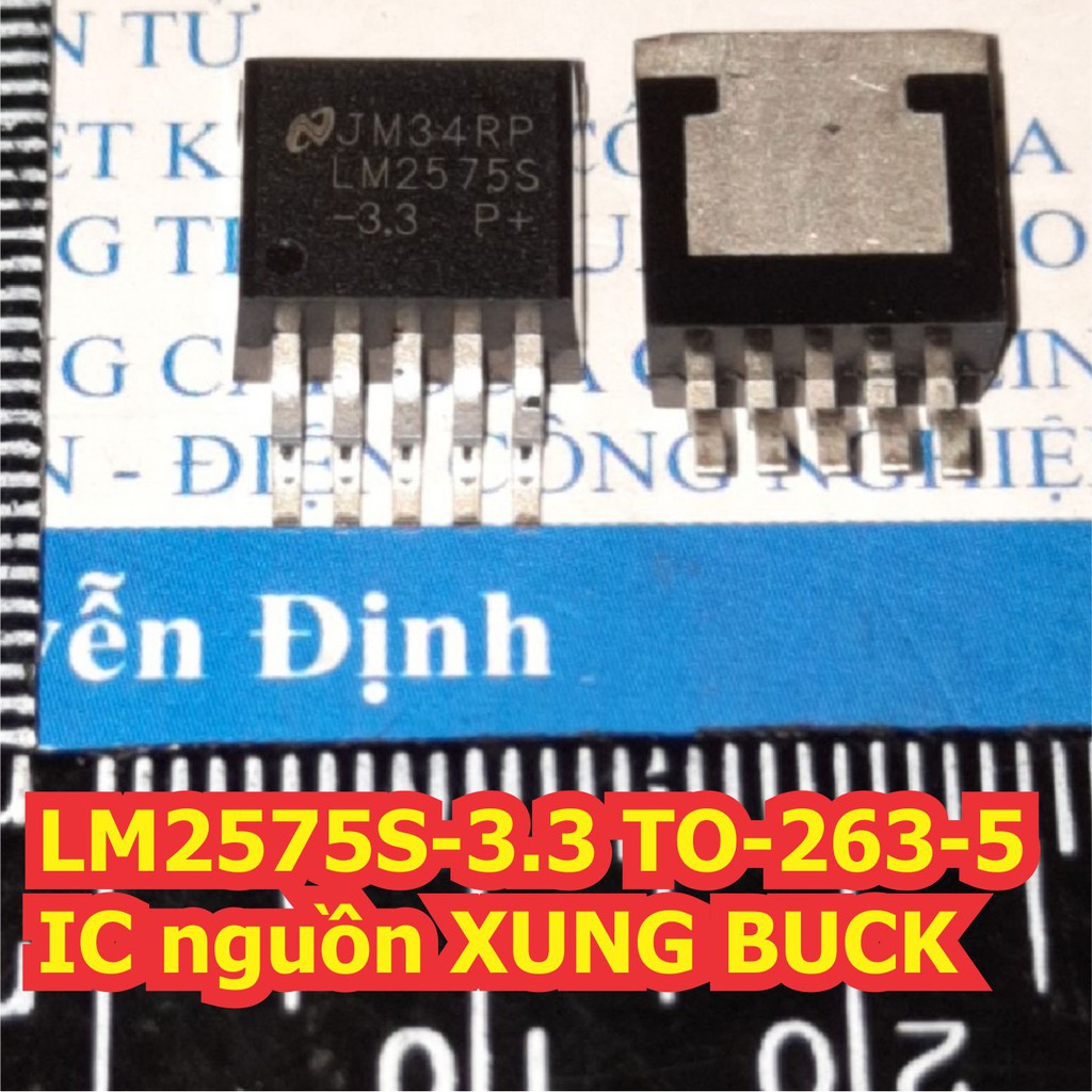 3 con LM2575S-3.3 3.3V TO-263-5 LM 2575 IC nguồn ỔN ÁP XUNG BUCK kde7030