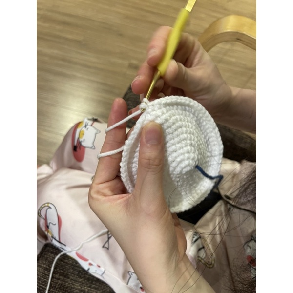 Thỏ móc Len nhồi Bông - Thú Bông Len Handmade Đan Móc Thủ Công Bằng Tay_làm quà tặng sinh nhật bạn bè người thân