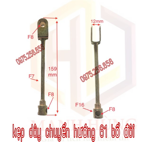 kẹp dây chuyển hướng 61 bổ đôi