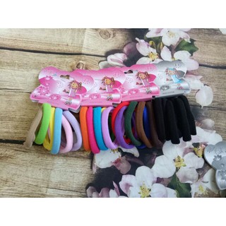 Set 6 thun cột tóc mềm co giản tốt
