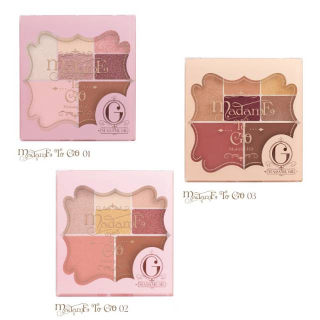 (hàng Mới Về) Bảng Phấn Trang Điểm Madame Gie Madame To Go | BigBuy360 - bigbuy360.vn