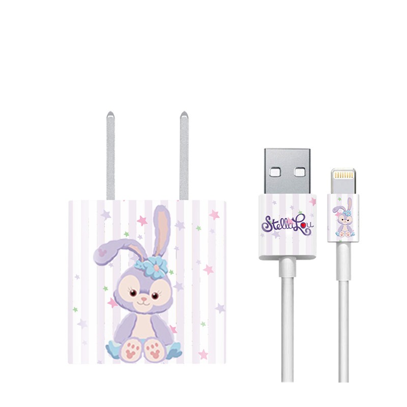 Miếng Dán Dây Và Cục Sạc Cho táo IP5w 18w 6/7/8/Plus Xs Max Xr 11 Pro