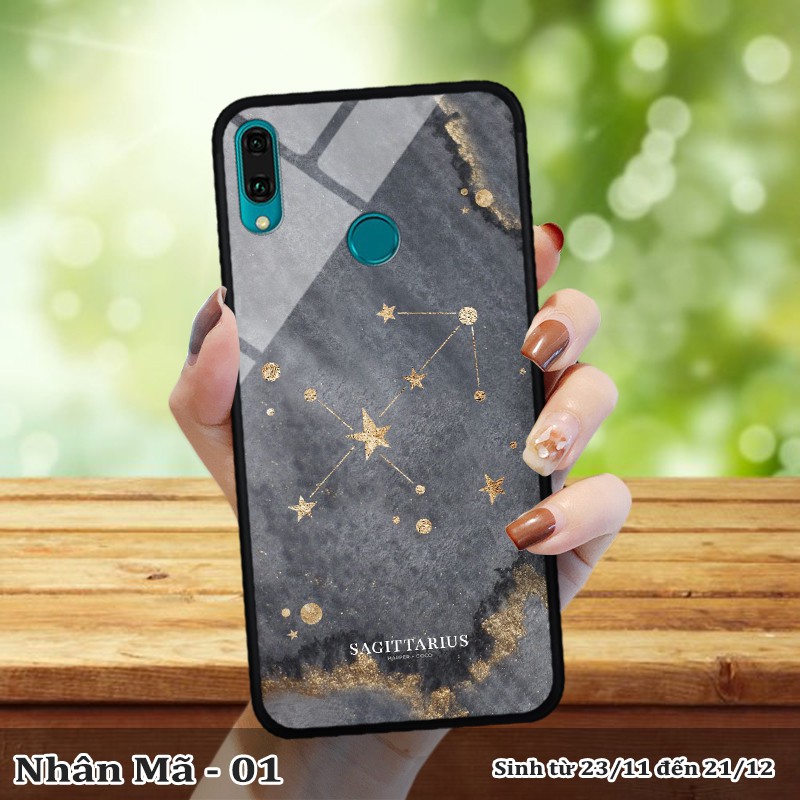 Ốp kính huawei Nova 3e in cung hoàng đạo in cung hoàng đạo