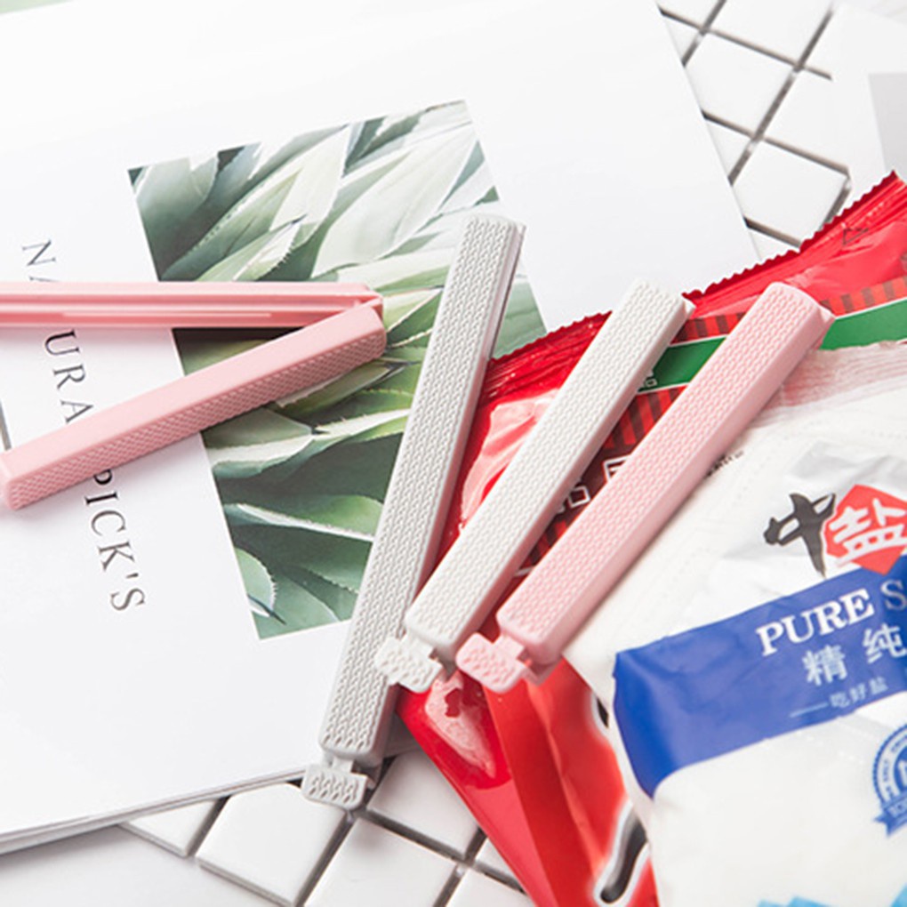 SET 2 Kẹp Miệng Túi Đầy Sắc Màu Bảo Quản Thực Phẩm Thức Ăn Tiện Lợi 88216