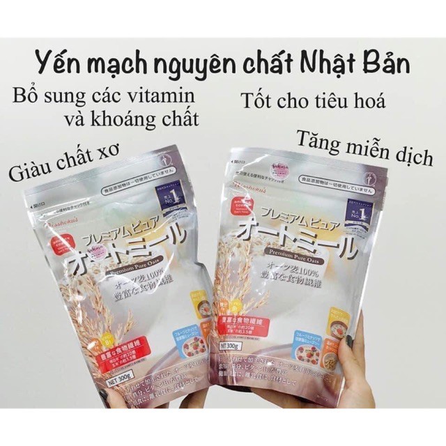 YẾN MẠCH NISSHOKUS HOKKAIDO NHẬT BẢN - GÓI 300gr