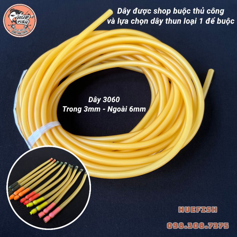 Dây thun tròn 3060  bắt cá dành cho ná cao su
