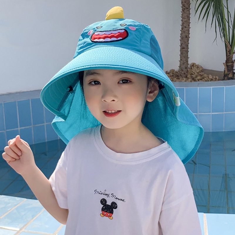 Nón Tai Bèo Chống Tia UV Họa Tiết Động Vật Dễ Thương Cho Bé Gái