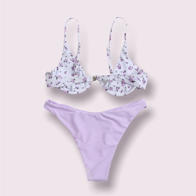 Bikini 2 mảnh hoa nhí có gọng mút