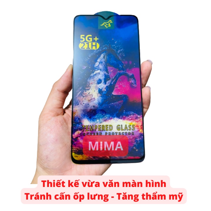 Kính cường lực Xiaomi Redmi Note 8 Pro Full màn cao cấp OG+ độ cứng 21H siêu mượt hạn chế bám vân tay [MIMA]