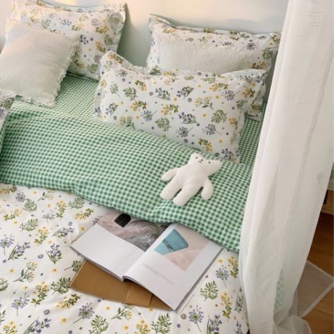 Bộ cotton poly Hoa Nhí Mới