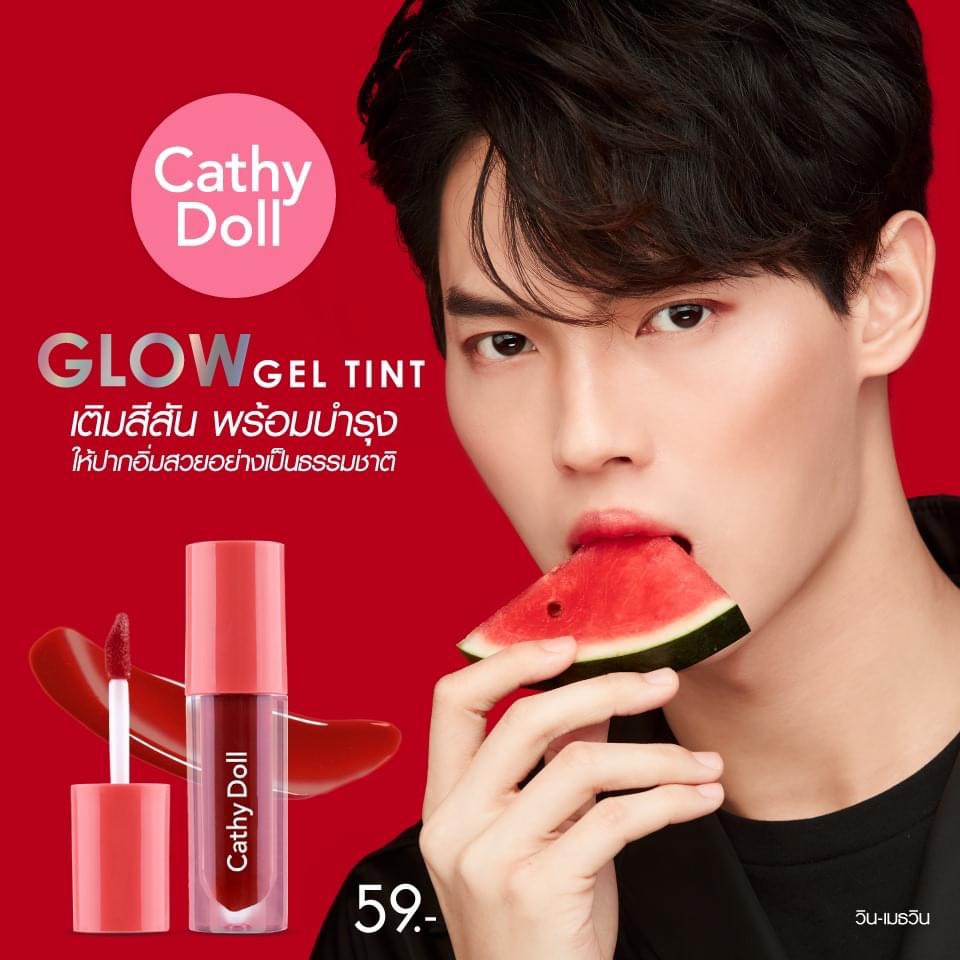 Son Kem Cathy Doll Glow Gel Tint Màu Đẹp Tự Nhiên 2.4g Chính Hãng