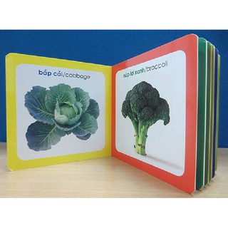 [ Sách ] Từ Điển Hình Ảnh Cho Bé - Rau Củ