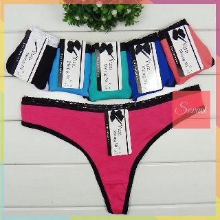 Quần lọt khe nữ cotton trơn QL064