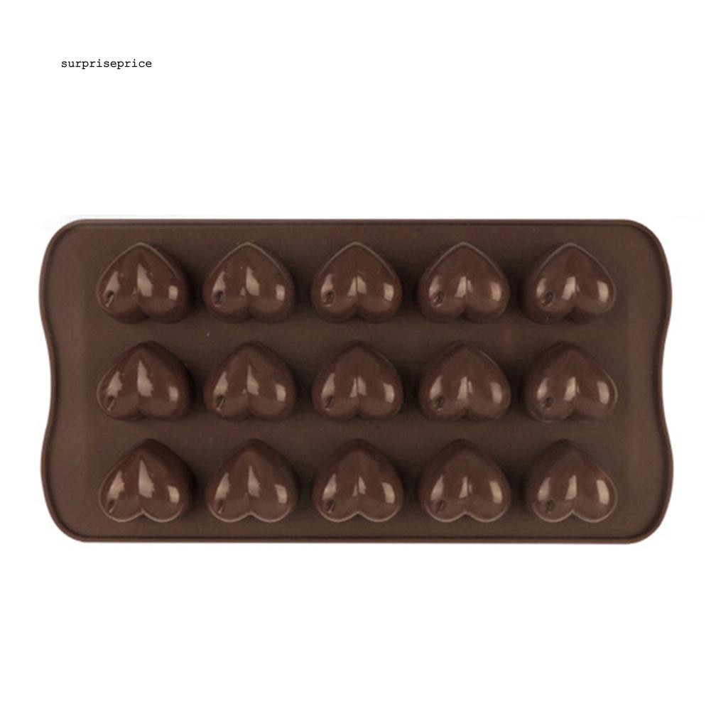 Khuôn silicone làm bánh hình trái tim xinh xắn