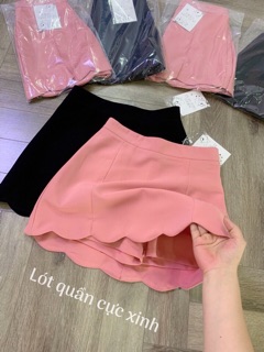 Quần váy lượn sóng