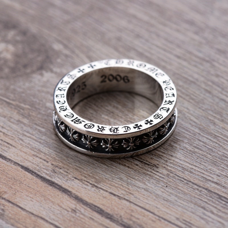 Nhẫn Chrome hearts bạc s925