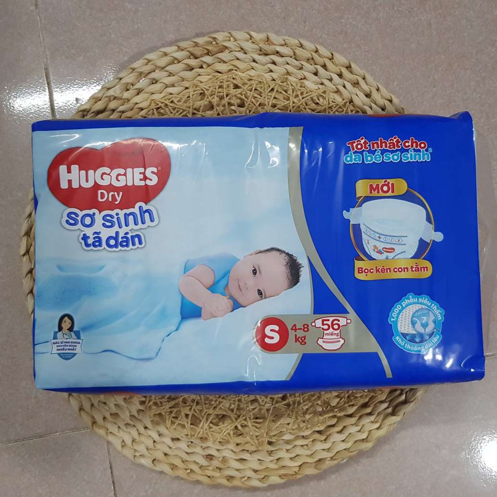 Tã Dán Huggies Size S56 (Cho bé 4-8kg)