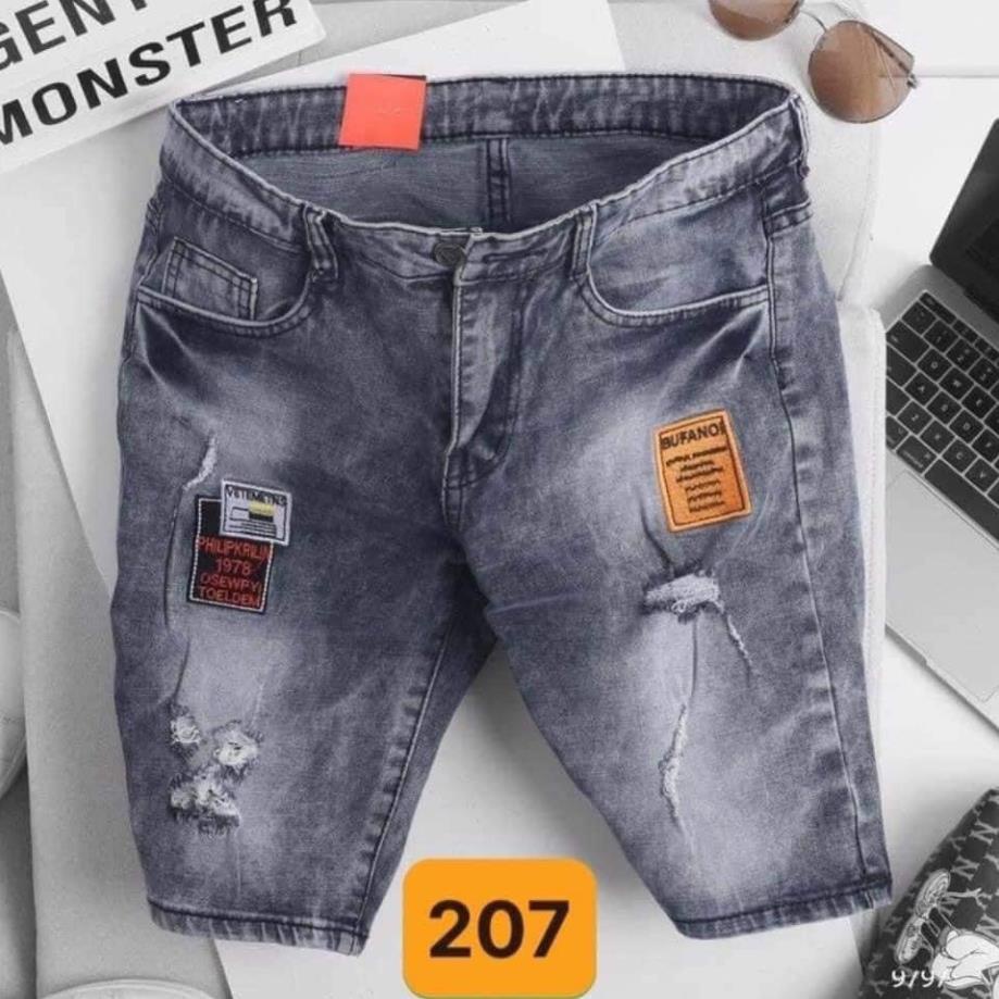 Quần short Nam jean chất bò co dãn thoải mái [PTZ.STORE 2033 ] quần lửng jeans NHIỀU MẪU ĐẸP 2022
