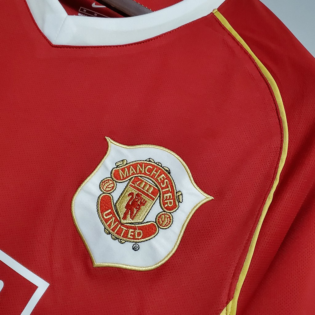 Áo Thun Đá Banh Đội Tuyển Manchester United 06-07 Phong Cách Retro