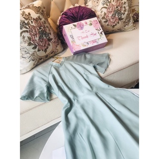 Áo dài màu xanh Mint