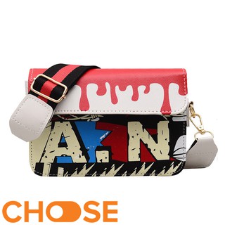 Túi Đeo Chéo Nữ Choose Túi Chéo Hình Hộp Phối Chữ Nổi Bật BBK1K6