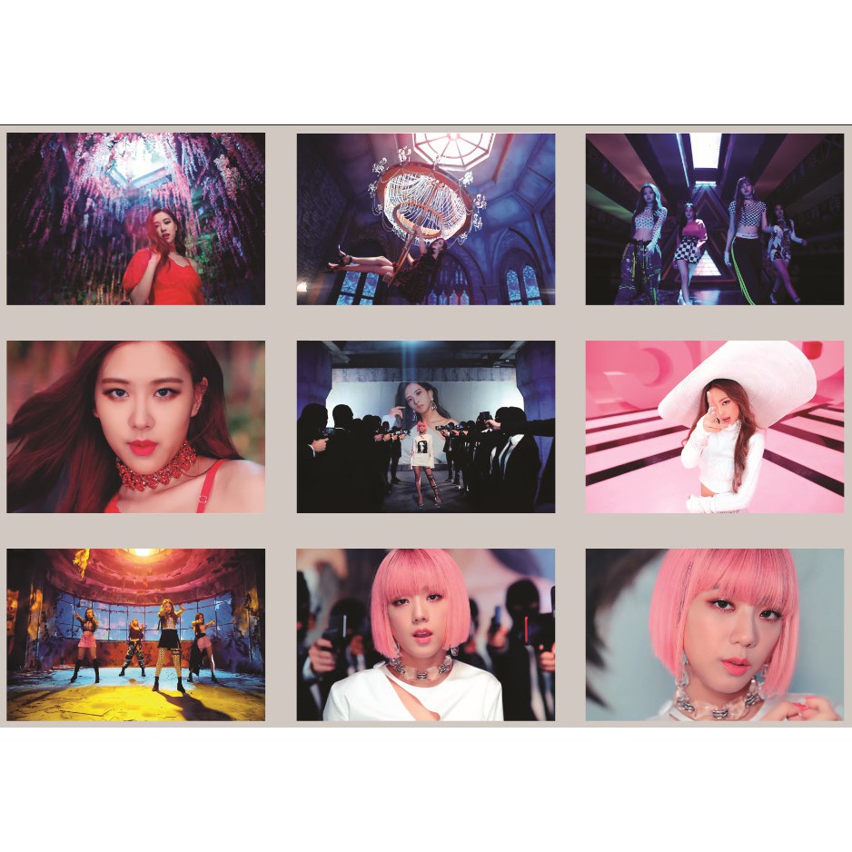 Lomo card 36 ảnh BLACKPINK - MV DDU-DU DDU-DU
