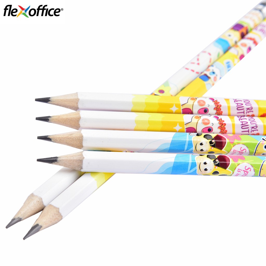 Combo 5 Bút chì gỗ 2B Thiên Long Điểm 10 TP-GP06