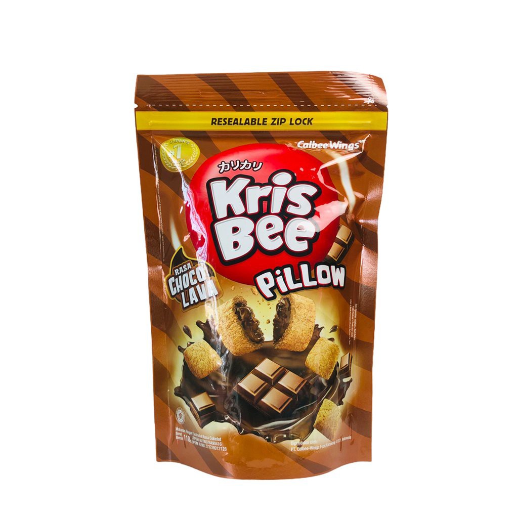 [HÀNG NHẬP KHẨU] Bánh Snack Kris Bee Pillow Indonesia Nhân Kem Socola 110g