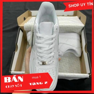 38(FREESHIP + ẢNH THẬT 1.1) Giày AF1 Force full trắng