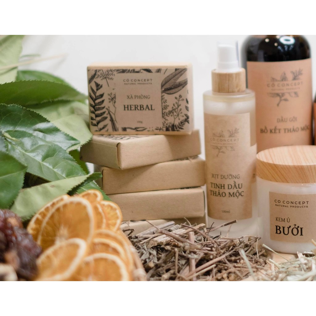 Xà Phòng (Xà Bông) Sinh Dược Thảo Mộc Herbal - 100% Thiên Nhiên