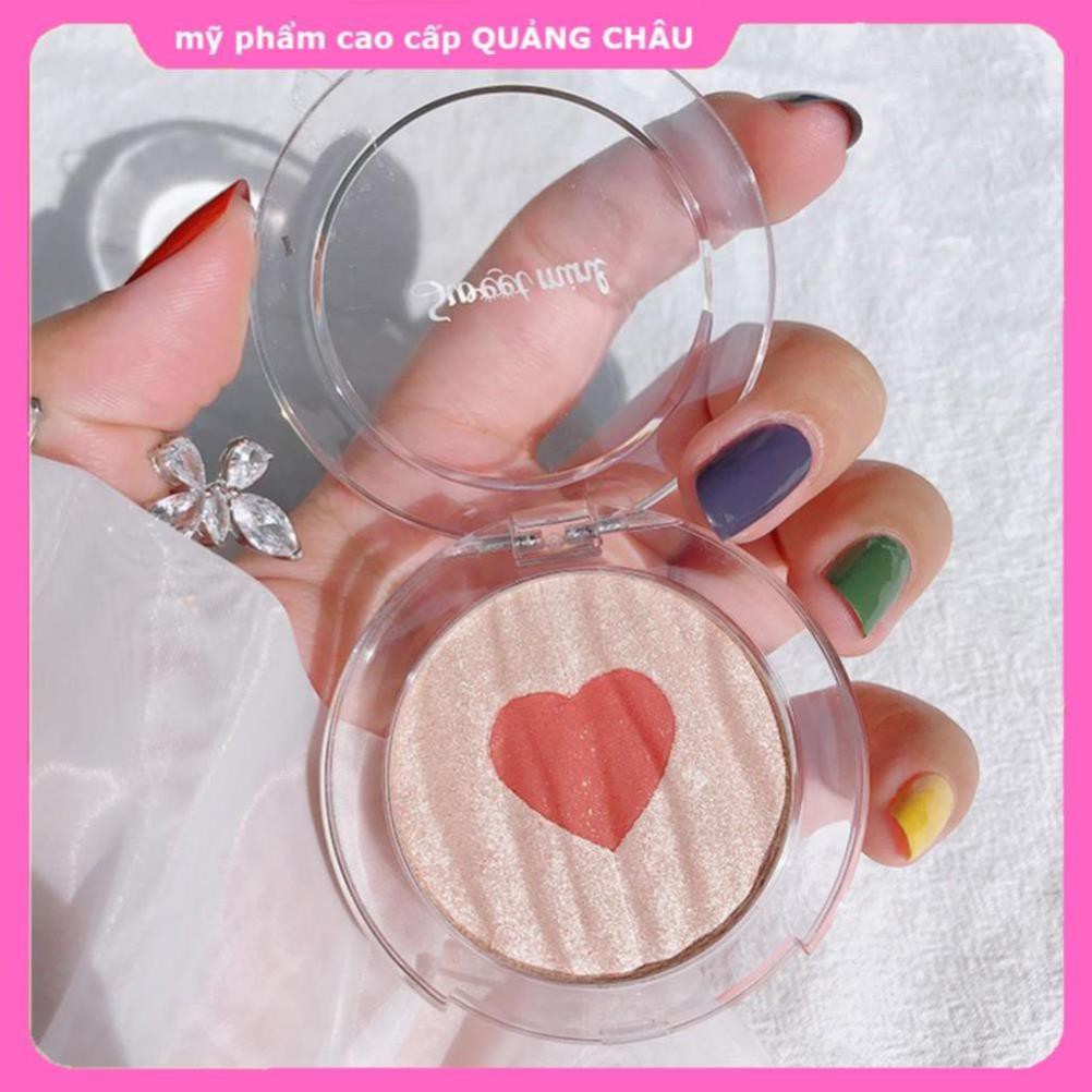 Phấn Bắt Sáng Kiêm Phấn Má Sweet Mint Heart In Box | BigBuy360 - bigbuy360.vn