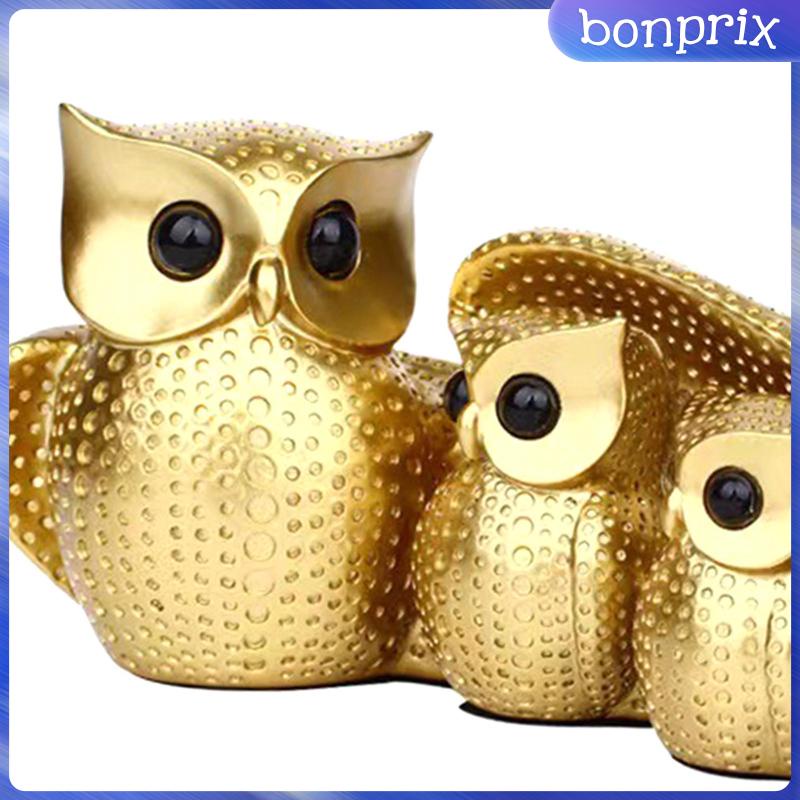 Mô Hình Chim Cú Bằng Nhựa Resin Trang Trí Nhà Cửa / Văn Phòng