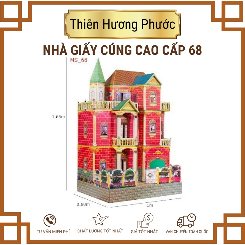 Cờ giấy cúng có lệnh kéo binh, động thổ, ngũ phương loại đẹp 1 lá