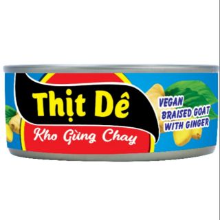 Thịt dê kho gừng chay Âu Lạc lon 150g