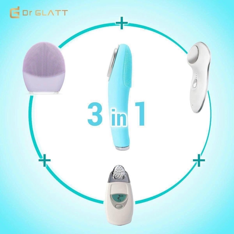 Máy rửa mặt sạch sâu, công nghệ mới hút chân không, thiết kế tổ ong, có chế độ massage, chính hãng Homedics