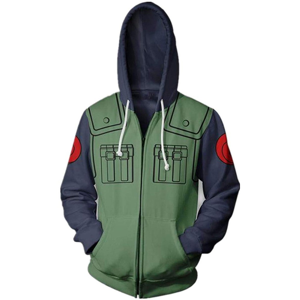 Áo khoác HUQISHA 3d anime naruto boruto uzumaki boruto uchiha sasuke akatsuki có dây mặc hàng ngày