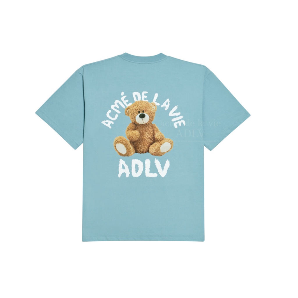 Áo ADLV [acmé de la vie]  TEDDY BEAR đủ 3 màu đen - vàng kem - xanh auth có sẵn