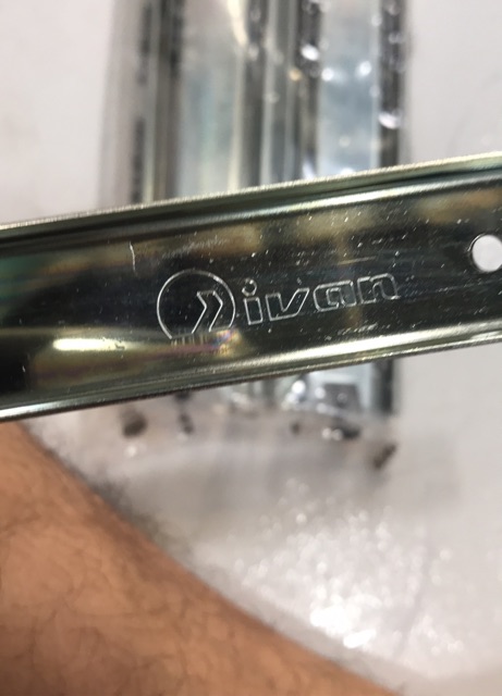 Thanh ray trượt tủ IVAN 2T5, 3T, 4T, 5T